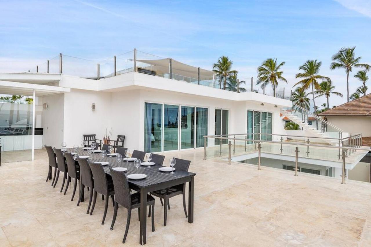 Villa Pandora Beach Front Villa With Chef Game Room Pool Punta Cana Exteriör bild